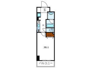 CITY SPIRE神戸元町Iの物件間取画像